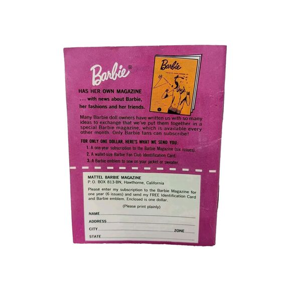1960s Barbie & Ken Toy Catalog Teenage Fashion Model Booklet Collectors Vintage - Picture 8 of 10